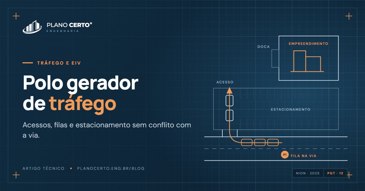 Capa do artigo: Polo gerador de tráfego: como analisar acessos e impactos
